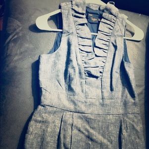 Dark denim professional dress!